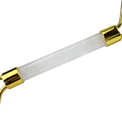 Custom Logo Grün Aventurin Gesichts Jade Roller Gua Sha Werkzeuge Kristall Griff Massager für Gesicht Auge Hals Massage im Jahr 2024