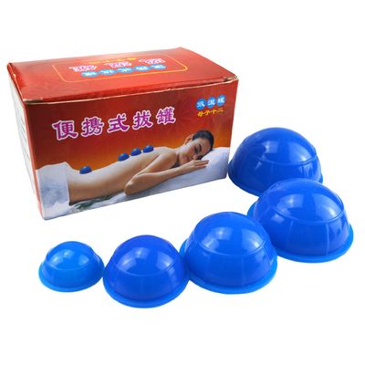 Silikon-Saugbecher-Set Serie 12 Stück Gesichts Guasha Faltenentfernung Hautpflege Spa Schönheitstherapie Becher für Körpermuskeln