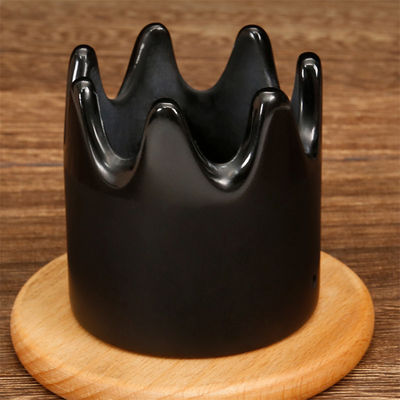 6*6*6.1cm Natürlicher schwarzer Bian Stein Gua Sha Schrauben Massager Jade Stein Guasha Kopfhaut Kamm Kopf Massage Meridian Bagger Kamm