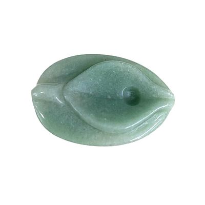 Jade Vagina Schnitzhandwerk Grün Naturheilkunde Fluorit Spiritualität Reiki Frauen Blumenfigur für Produkte