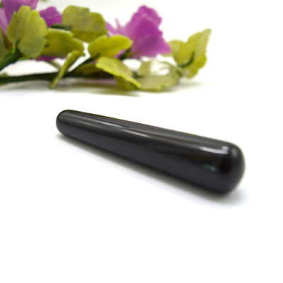 10*2cm Schwarzer Obsidian Yoni Wand Ihr ultimatives Werkzeug für Frauengesundheit und Massage