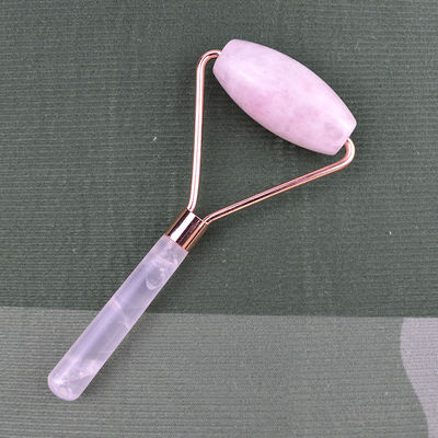 Gesichtsmassager 2024 beliebter natürlicher Rose Quarz Gesichtsroller 100% natürlicher Kristallmassager für Gesichts-Augenmassage Produkte Schönheitsmittel