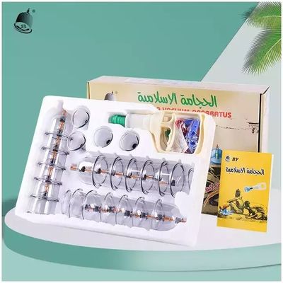 Vakuum- und Bechertherapie-Set Handbuch Einwegventile Hijama Becher Set 24 Stück 39*27*8cm 80*42*56.5cm 20 Kisten/Kiste