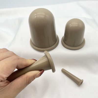 OEM/ODM akzeptiert 4 Stück Silikon-Cupping-Set für Gesichts-Cupping-Therapie Vakuum-Massage-Tasse
