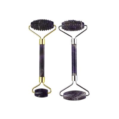 Muskelmassage Trending Produkt 2024 Natürliche Amethyst Gesichtsrolle Guasha 100% Natürliche Jade Massager Für Gesichtsmassage Produkte Schönheitsmittel
