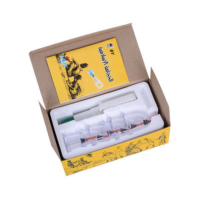 Traditionelle chinesische Cupping-Therapie mit 12 Cupping-Sets und Saugpumpen