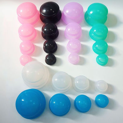 Farbenfrohe Silikon-Cupping-Therapie-Set für Myofaszialsmassage und Muskelschmerzlinderung