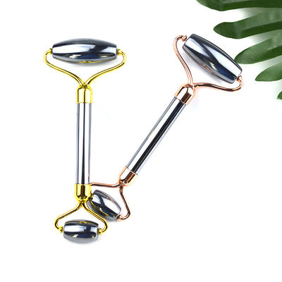 2024 Terahertz Jade-Roller-Massager Guasha Gesichts-Hals-Augenmassage Gua Sha Lila Haut Schönheitsmittel für Muskelmassage