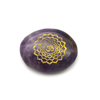 Amethyst Inspiration Chakra Stein setzt in 7 Farben für gemischte Energie