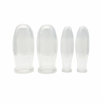 4pcs Design Transparent Silikon Gesichtsbeutel Kit für Vakuum Silikon Therapie Massager Körper Beutel Set Körper verbessern