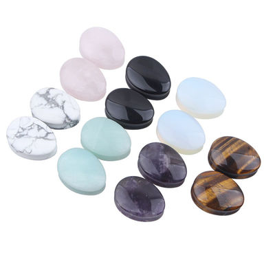 Stein Ohrmuschel Ausdehnung Pug Piercing Körper Schmuck Naturkristall Jade Stein beliebt OEM ODM Agat Stecker Tunnel Schmuck