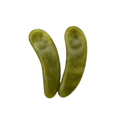 3.8*1.3*0.4cm Natürliche Kristall-Augencreme Löffel-Stick-Augenmassage-Zubehör für die Augenpflege