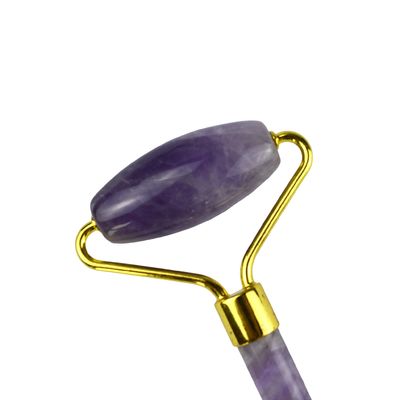 Natürliche Amethyst Gesichtsrolle Guasha 100% Natürliche Jade Massager für Gesichtsmassage und Hautpflege Werkzeuge