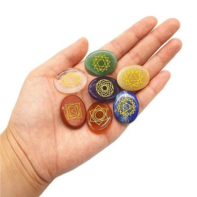 7 Chakra-Stein-Sets Reiki-Kristalle Chakra-Stein für Heilungsunterstützung
