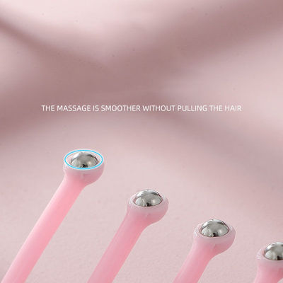 Blau/Pink Fünf-Klauen-Kopf-Massager Stahlkugel für Kopfhaut-Relaxations-Massagetools 100g Kopfschmerzlinderung Meridian-Dredging-Tools