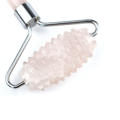 Rose Quartz Gesichts-Guasha-Massage-Roller Gesichts-Gua Sha Beauty-Lift-Massagegerät für Abnehmen und Anti-Aging-Vorteile