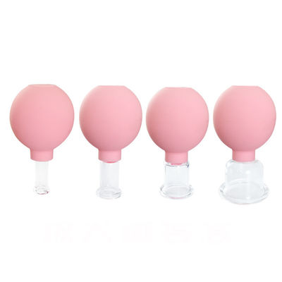4 Stück PVC Saug-Vakuum-Massage-Gläser Vakuum-Cupping-Therapie-Set für Gesundheit für eine verbesserte Gesundheit