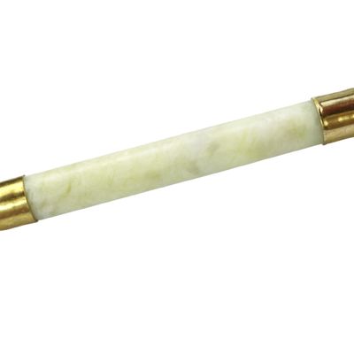 Gesichtsmassager Gesichtsmassage Doppelkopf Natur Gesicht Schönheit Guasha Massagetool Jade Roller Dünnmassager Entspannungstool
