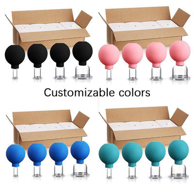 PVC-Silicon-Gesichtsbeutel für Gesichtslifting und Hautstraffung Erhältliches Logo Make-up Kanister Vakuumbecher
