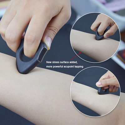 2 Größen Sandelholz Fußmassage Ring Set Pediküre Akupunktur Stick Holz Sohle Massager mit musikalischer Funktion