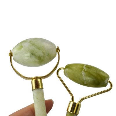 Gesichtsmassager Gesichtsmassage Doppelkopf Natur Gesicht Schönheit Guasha Massagetool Jade Roller Dünnmassager Entspannungstool