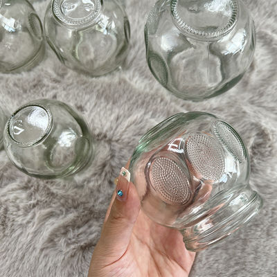 Individuelle Größe 12 Stück Spülglas Massage Spülglas Therapie Set Spülglas Therapie Gerät Massage Glas Feuer