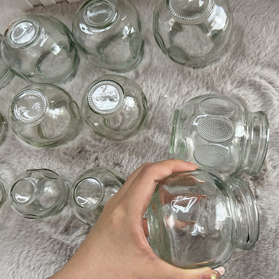 Individuelle Größe 12 Stück Spülglas Massage Spülglas Therapie Set Spülglas Therapie Gerät Massage Glas Feuer