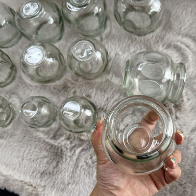 Individuelle Größe 12 Stück Spülglas Massage Spülglas Therapie Set Spülglas Therapie Gerät Massage Glas Feuer