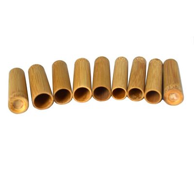 2024 Chinesischer Stil 12 Stück Vakuum verpackt Kleines Bambusrohr Bambus Cupping Therapie Tassen Massageglas Set für Körpermassager