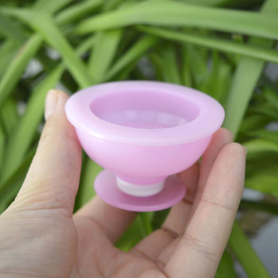 Gesundheitsprodukte Pink Cupping Behandlungs-Set Silikon Anti-Cellulit-Tasse Vakuum-Saugmassage-Tasse für Gesicht und Körper