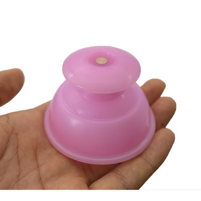 Gesundheitsprodukte Pink Cupping Behandlungs-Set Silikon Anti-Cellulit-Tasse Vakuum-Saugmassage-Tasse für Gesicht und Körper