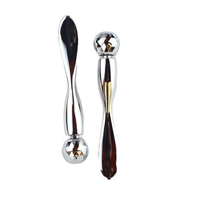 Augenmassagecreme Kosmetik Gold Metall Löffel und Spatel Gesichtsmassager Roller Sticks Metallmaske