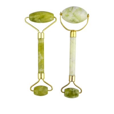 Personalisiertes Logo erhältlichd Xiuyan Jade Gua Sha Scraping Massage Tool für grüne Gesichtsentspannung und Anti-Aging
