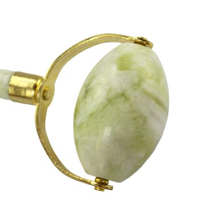 Personalisiertes Logo erhältlichd Xiuyan Jade Gua Sha Scraping Massage Tool für grüne Gesichtsentspannung und Anti-Aging