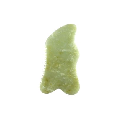9.2*4.6cm Gua Sha Gesichtsmittel Natur Xiuyan Jade Steinbrett für SPA Akupunkturbehandlung OEM / ODM akzeptabel