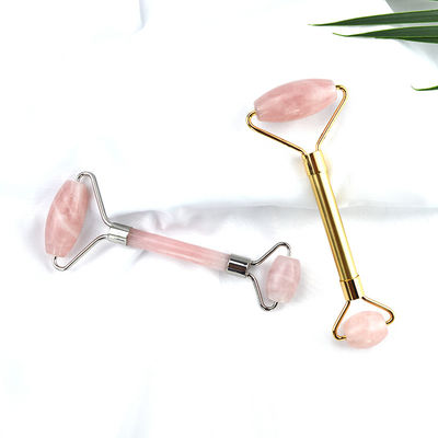 Resin Rose Quarz Gesichtsmassager Jade Roller Gesichtsmassage Ausrüstung für Anti-Aging und Hautverjüngung