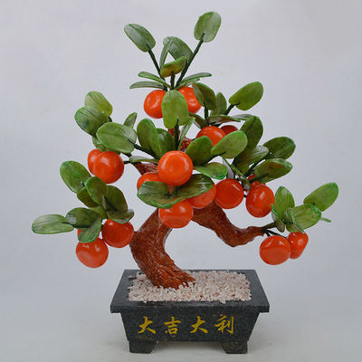 Einzigartige Fengshui Jade-Stein-Dekorationen Ideal für High-End-Hausdekoration