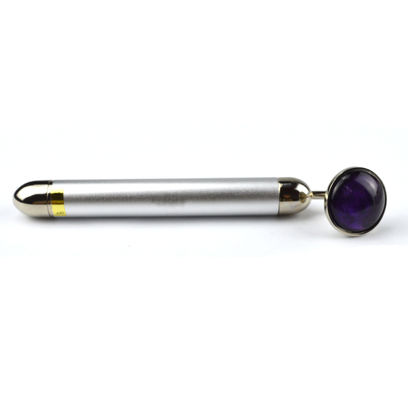 Personalized Logo Natürliche Amethyst Akupressur Gua Sha Beauty Stick Massage Therapie Werkzeug für den ganzen Körper entspannende Massage