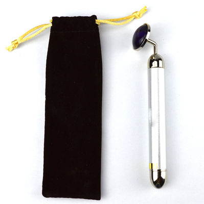Personalized Logo Natürliche Amethyst Akupressur Gua Sha Beauty Stick Massage Therapie Werkzeug für den ganzen Körper entspannende Massage