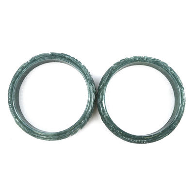Natürliche, geschnitzte Jade-Armbänder für echte Frauen