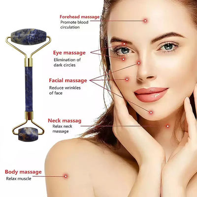 Jade Roller Guasha Funktion Gesichts-Hals-Massage Gesichts-Haut-Tools Gua Sha Roller-Augen Schönheitsprodukte für Gesicht Körper Entspannung