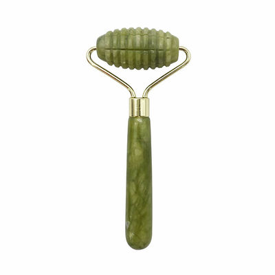 Einkopf Spiked Gesichtsmassage Jade-Rolle für Anti-Aging Gesichts Schönheit mit 100% natürlichen Jade-Stein und kundenspezifisches Logo