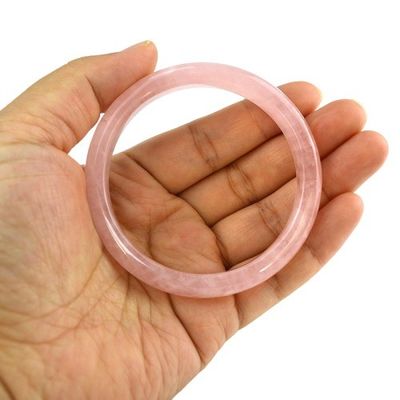 Customized Logo Availabled Natur Rose Quarz Armband Armbänder Für Frau Mode Armband Für Liebe Heilstein Mädchen Geschenk