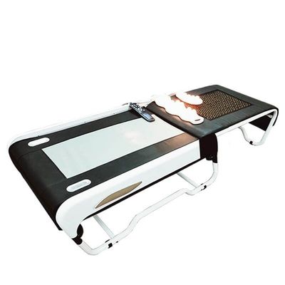 150 Energie Steine und 3D Smart Lifting Massage Bett für den ganzen Körper auf klappbaren V3 Tourmalin Jade Warm Physiotherapie Bett