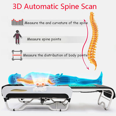 150 Energie Steine und 3D Smart Lifting Massage Bett für den ganzen Körper auf klappbaren V3 Tourmalin Jade Warm Physiotherapie Bett