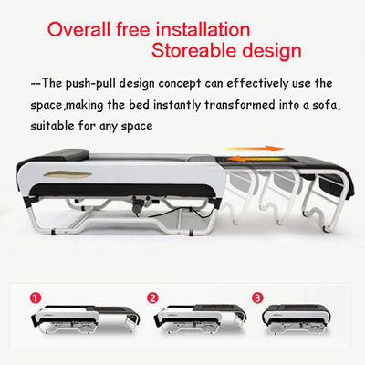 150 Energie Steine und 3D Smart Lifting Massage Bett für den ganzen Körper auf klappbaren V3 Tourmalin Jade Warm Physiotherapie Bett