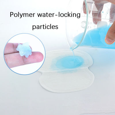 40 Stück Ultra-dünner Schweißabsorbierender Aufkleber mit Polymer Mint Silber Ion Nicht gewebtes Luftpapier SAP Pulp PE Film