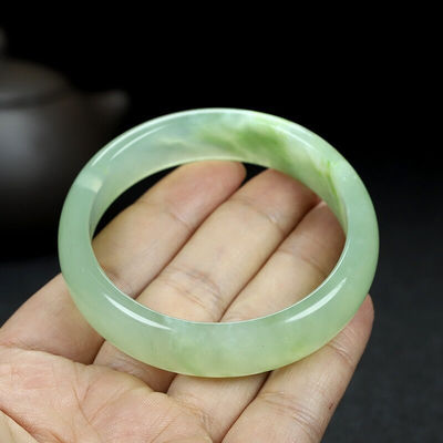Natürlicher Edelstein Grün Xiuyan Jade Armband für Mode Boutique Schmuck Bracelets Lady