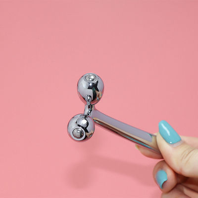 Ball Face Gua Sha Metal Roller Gua Sha Edelstahl Gesichtsrolle für Hautpflege mit Kundenlogo und musikalischer Funktion