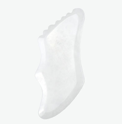 2024 Weißer Jade Gesichts-Körper Jade Guasha Massager Board Gua Sha Stein Schraubbrett 11,8cm*5cm*0,5cm für Körper und Gesicht
